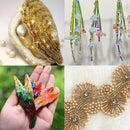 Tube Seed Beads 7mm Crafts Glass Bugle Beads with for Jewelry Making Embroidery Decoration (28 Colors, 8400pcs) — 8