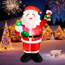 6 FT Christmas Inflatable Santa Claus with Gifts and Candy Outdoor Decor Christmas Blows up Yard Decoration with Built in LED Lights for Indoor,Holiday,Lawn,Yard — 1