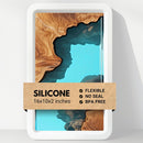 Alaskey® Large Premium Rectangular Resin Table Silicone Mold 16"x10" — 1