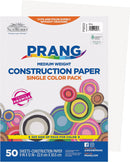 Prang (Formerly SunWorks) Construction Paper, White, 9" x 12", 50 Sheets | 50-Count — 1