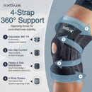 Knee Brace for Men & Women with Patented 4-Way Adjustable Support — 2