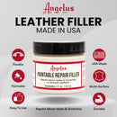 Angelus Leather Filler for Filling or Repairing Holes, Tears, Cracks, Scratches, for Leather Car Seats, Furniture, Shoes - Flexible | Made in USA - 2 fl oz — 2