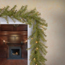 National Tree Company 9ft Pre-Lit Norwood Fir Artificial Christmas Garland — 2