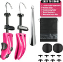 Plastic Shoe Stretcher for Women & Men Wide Feet, Adjustable Shoe Expander | pink — 7