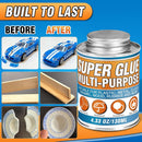 Super Glue with Brush (130ml) - All Purpose Strong Clear Adhesive, Waterproof Superglue Multi-Purpose Glue Gel for… — 3