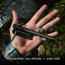 Überleben | Hexå Ferro Rod Fire Starter Survival Tool – Up to 20,000 Strikes, 1/2" Thick Hexagon Fire Steel with Multi-Tool Striker & Lanyard – Waterproof Camping Essentials | 6-Inch — 3
