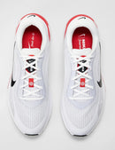 Nike Men's Journey Run Road Running Shoes - White/Black/Fire Red/Cement Grey — 5