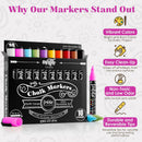 Loddie Doddie Liquid Chalk Markers, Window Markers, Earth Tones, 10 Pack | 1 Count (Pack of 10) — 2