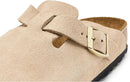 Birkenstock Womens Boston Clog - Suede – Sandcastle — 6