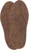 Medium Alpaca Wool Felted Insoles, 10.5 x 5 in, Fits up to Women’s 7.5 — 1