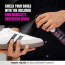 Pink Miracle Shoe Care Kit - Includes 8 oz. Shoe Cleaner and Brush, The Protector Sneaker Repellent Spray, Shoe Cleaning Wipes (5), and a Microfiber Towel — 5