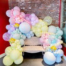 Pastel Balloons 12 Inch Rainbow Maca Pink Blue Purple Green Yellow Balloon | 30PC — 6