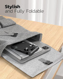 Nulaxy Full Aluminum Dual Folding Cell Phone Stand for Desk, Black photo 5