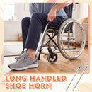 Geelin Extra Long Metal Shoe Horn 31.5 Inch 2-Pack | Silver and Blue — 3