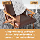 Furniture Clinic Leather Recoloring Balm, Dark Brown Leather Dye — 3