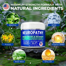 Neuropathy Nerve Relief Cream - Maximum Strength for Feet, Hands, Legs, Toes Includes Menthol, Arnica, Aloe Vera, Emu, MSM, Vitamin B6, Effective Cooling Soothing — 3