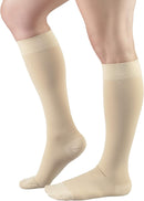 Truform 20-30 mmHg Compression Stockings for Men and Women, Knee High Length, Closed Toe | Beige | 2X-Large (1 Pair) | Aloe Infused Knit — 7