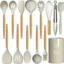 oannao Silicone Cooking Utensils Set - 446°F Heat Resistant Silicone Kitchen Utensils for Cooking,Kitchen Utensil… — 1