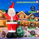 10 FT Christmas Inflatable Santa Claus Outdoor Decor for Yard, Giant Blow up Santa Decoration with Big Gift Bag, Built-in LED Lights for Garden Lawn Home Indoor Winter Holiday Party IP44 Weatherproof — 2
