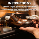 JobSite Premium Leather Boot & Shoe Polish Cream - Restores, Conditions & Polishes - 3 oz | Dark Brown — 4
