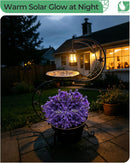 OUISJYER Solar Bird Bath with Flower Planter, S-Shaped Standing Garden Decor