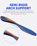 WalkHero Plantar Fasciitis Pain Relief Insoles, High Arch Support Inserts - Dark Blue Yellow — 4