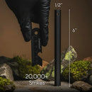 Überleben | Hexå Ferro Rod Fire Starter Survival Tool – Up to 20,000 Strikes, 1/2" Thick Hexagon Fire Steel with Multi-Tool Striker & Lanyard – Waterproof Camping Essentials | 6-Inch — 2