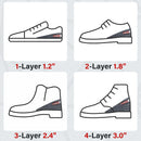 Height Increase Insoles 3-Layer Air up Shoe Lifts Elevator Shoes Insole -6 cm (2.4 inches) Heels Lift Inserts for Men and Women - 3 Layers — 2