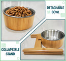ZPirates Elevated Dog Bowls for Large Breed - 15-Inch High - 74oz