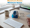 Bostitch Electric Pencil Sharpener for Classroom and Desk, Stall Free, Blue | Blue (Pack of 1) — 6