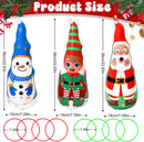 Christmas Games Gifts for Kids Family, Christmas Inflatable Santa, Snowman & Elf Ring Toss Game Set, Office Party Favors Supplies, Indoor Outdoor Carnival Party Decorations Toys — 5