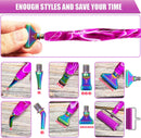 Diamond Art Pens Tools Diamond Painting Accessories Kits with Screw Metal Tip Roller Diamond Painting Pen Drill Bead Dot Pens for Art Craft Nail (Purple Pen Color 6) — 3