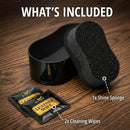 Eagle Shoe Shine Sponge – Instant Shine Sponge for Leather Shoes & Boots | Quick Shoe Polisher & Leather Shine Applicator | Black — 2