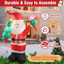 6 FT Christmas Inflatable Santa Claus Outdoor Decorations with Built-In LEDs, Blow-Up Santa for Yard Decorations, Inflatable Xmas Decorations for Christmas Indoor, Outdoor, Garden, Lawn, Winter Decor. — 7