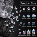 1500PCS Glass Beads for Jewelry Making, Assorted Faceted Crystal Beads Kit for Bracelet Earring Necklace, Horizontal… — 2