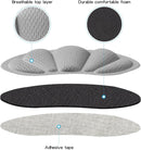 Huethy Back of Heel Cushion Pads, Adhesive Heel Grips Inserts for Boots, Loose Shoes Too Big, Reusable Heel Guards Liners for Women Men, Improve Shoe Fit, 8PCS-Gray — 5