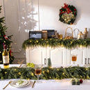 6FT 1Pcs Christmas Cedar Garland with Lights Realistic Faux Pine Garlands — 5