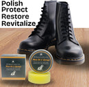 Mink Oil Leather Conditioner & Waterproof Balm - Premium Beeswax Formula for Boots, Shoes, Jackets & Bags - Restores & Protects All Leather - 5oz with Applicator Sponge — 6