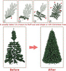 Yaheetech 7.5ft Artificial Christmas Spruce Tree, Realistic Premium Unlit — 4
