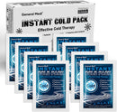 General Medi Instant Ice Cold Pack (4”x 5.5”) – 8 Packs Disposable Cold Therapy Ice Packs for Pain Relief, Swelling, Inflammation, Sprains, Toothache – for Athletes & Outdoor Activities — 1