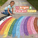 24 PCS Sidewalk Chalk for Kids - 13 Colors Chalk Bucket -Non-Toxic Washable | 24 Count (Pack of 1) — 4