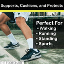 FootChair Orthotics with Pads for Adjustable Arch Height. Relieve Plantar Fasciitis and Other Foot Pain (Women’s 9-10.5 / Men’s 7-8.5) — 5