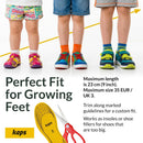 Kids Insoles Cut to Fit - Breathable Shoe Inserts for Children & Toddler, Prevent Blisters Keep Feet Fresh, Up to 23cm / 9 inch - Kaps Arieto — 5