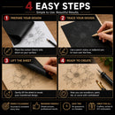 SuFly Carbon Paper for Tracing, Black Graphite Paper for Drawing, 50 Sheets | Graphite Black | 8.5 in. x 11 in. (1 Pack) — 5