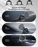 Estbuc 2-in-1 15W Magsafe Car Mount Charger, Magnetic Wireless Car Charger photo 3