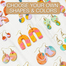JOiFULi 132 Pc- Complete DIY Friendship Craft Set for Teens, Ages 12+ Aesthetic Polymer Clay Earring Jewelry Craft… — 6
