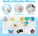 Mocoosy 182Pcs Resin Molds Silicone Kit for Keychains, 32 Cavities Silicone Molds for Epoxy Resin Casting, Variety… — 3