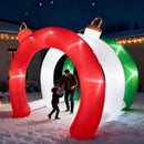 10.5 FT Christmas Inflatables Ornament Tunnel Arch Outdoor Decorations, Blow Up Walk-Through Archway Yard Decor for Garden Lawn Xmas Display — 1