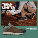 Danner Mens Hiking Shoes - Kangaroo Brown/Stormy Weather — 2