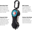 Boomerang Tool Company SNIP Fishing Line Cutters with Retractable Tether and Stainless Steel Blades that Cut Braid, Mono and Fluoro Lines Clean and Smooth! | Original Snip Grey — 4